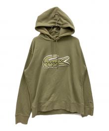 LACOSTE（ラコステ）の古着「プルオーバーパーカー」｜グリーン