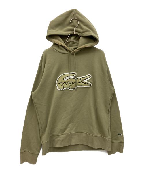 LACOSTE（ラコステ）LACOSTE (ラコステ) プルオーバーパーカー グリーン サイズ:Lの古着・服飾アイテム