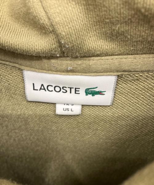 LACOSTE（ラコステ）LACOSTE (ラコステ) プルオーバーパーカー グリーン サイズ:Lの古着・服飾アイテム