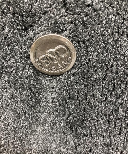FENDI JEANS（フェンディ ジーンズ）FENDI jeans (フェンディ ジーンズ) チェスターコート グレー サイズ:I 42の古着・服飾アイテム