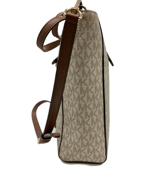 MICHAEL KORS（マイケルコース）MICHAEL KORS (マイケルコース) ショルダーバッグ ブラウン×ベージュの古着・服飾アイテム