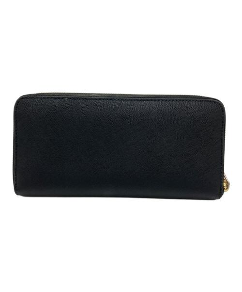 MICHAEL KORS（マイケルコース）MICHAEL KORS (マイケルコース) ラウンドファスナー財布 ブラックの古着・服飾アイテム