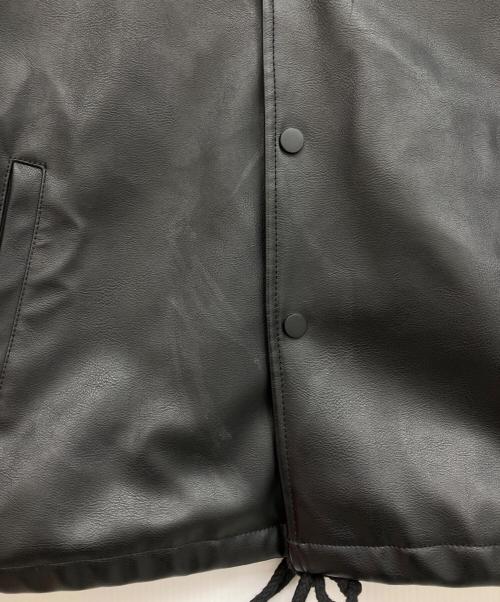 BACKERS（バッカーズ）Backers (バッカーズ) フェイクレザージャケット ブラック サイズ:Mの古着・服飾アイテム