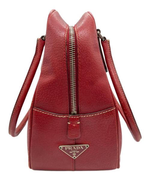 PRADA（プラダ）PRADA (プラダ) ハンドバッグ レッドの古着・服飾アイテム