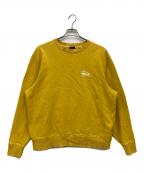 stussyステューシー）の古着「スウェット」｜イエロー