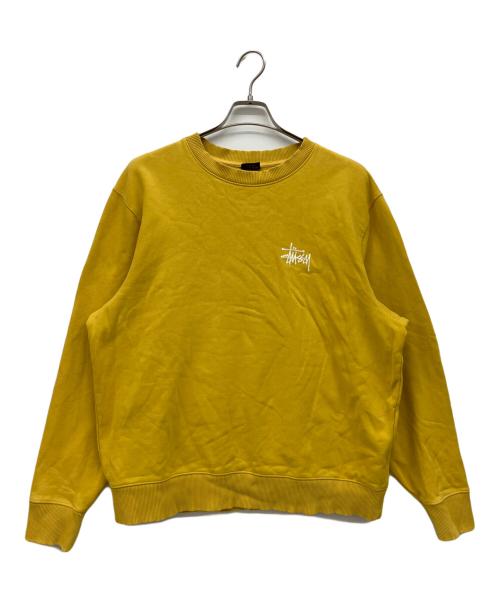 stussy（ステューシー）stussy (ステューシー) スウェット イエロー サイズ:Mの古着・服飾アイテム
