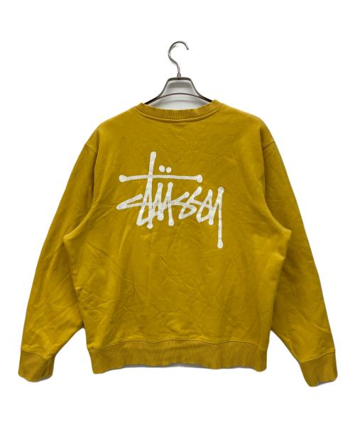 stussy（ステューシー）stussy (ステューシー) スウェット イエロー サイズ:Mの古着・服飾アイテム