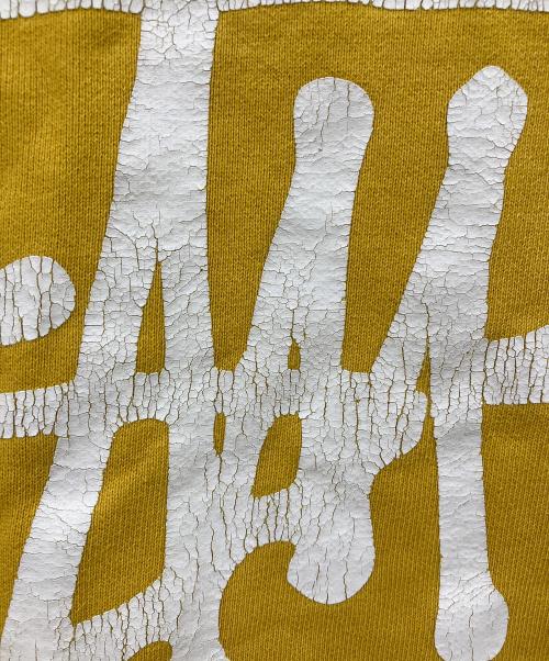 stussy（ステューシー）stussy (ステューシー) スウェット イエロー サイズ:Mの古着・服飾アイテム