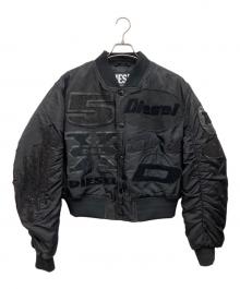 DIESEL（ディーゼル）の古着「ボンバージャケット」｜ブラック