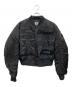 DIESEL（ディーゼル）の古着「ボンバージャケット」｜ブラック