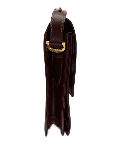 Cartier（カルティエ）Cartier (カルティエ) ショルダーバッグ ボルドーの古着・服飾アイテム