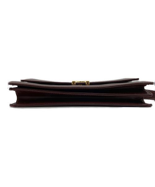Cartier（カルティエ）Cartier (カルティエ) ショルダーバッグ ボルドーの古着・服飾アイテム