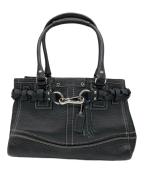 COACHコーチ）の古着「ハンドバッグ」｜ブラック