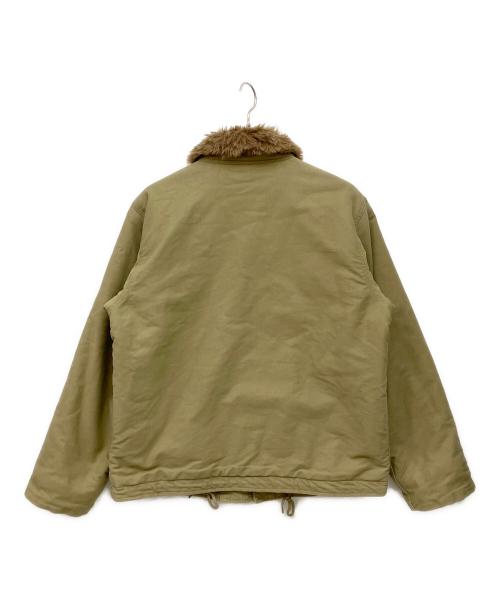 NAVY DEPARTMENT CONTRACT（ネイビーディパートメントコントラクト）NAVY DEPARTMENT CONTRACT (ネイビーディパートメントコントラクト) N-1デッキジャケット グリーン サイズ:38の古着・服飾アイテム