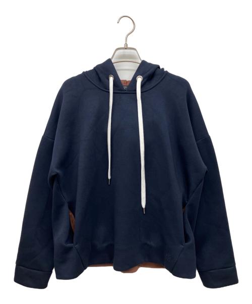 Max Mara WEEK END LINE（マックスマーラ ウイークエンドライン）MAX MARA WEEK END LINE (マックスマーラ ウイークエンドライン) プルオーバーパーカー ネイビー サイズ:Sの古着・服飾アイテム