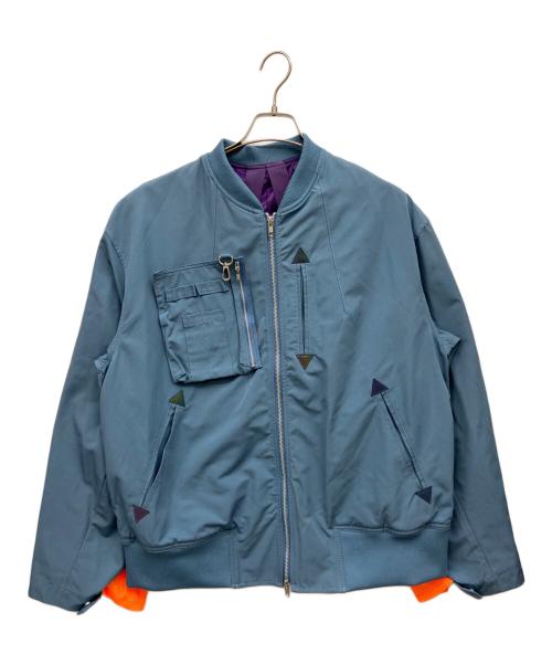 ENDRECHER（エンドリケリー）ENDRECHER (エンドリケリー) ZOZO (ゾゾ) ジップアップジャケット スカイブルー サイズ:FREEの古着・服飾アイテム