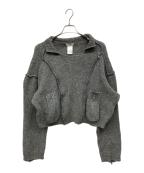 Chloeクロエ）の古着「ニットジャケット」｜グレー