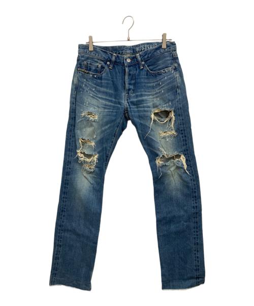 Hysteric Glamour（ヒステリックグラマー）Hysteric Glamour (ヒステリックグラマー) デニムパンツ インディゴ サイズ: 81cm (W32・L)の古着・服飾アイテム