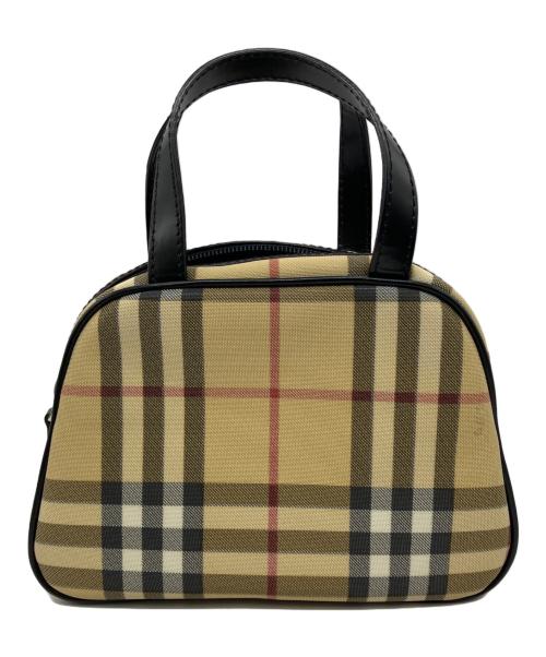 BURBERRY（バーバリー）BURBERRY (バーバリー) ハンドバッグ ベージュの古着・服飾アイテム