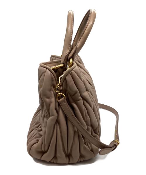 MIU MIU（ミュウミュウ）MIU MIU (ミュウミュウ) 2WAYバッグ ピンクの古着・服飾アイテム