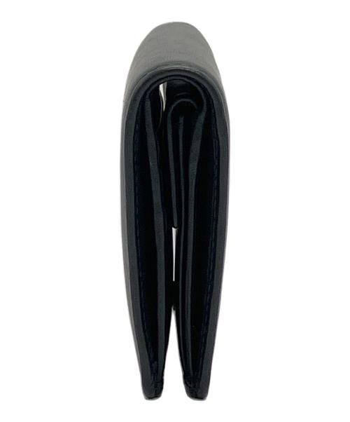 MIU MIU（ミュウミュウ）MIU MIU (ミュウミュウ) ソフティパデッド 折りたたみ財布 ブラック サイズ:FREEの古着・服飾アイテム