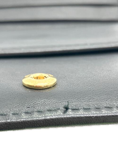 MIU MIU（ミュウミュウ）MIU MIU (ミュウミュウ) ソフティパデッド 折りたたみ財布 ブラック サイズ:FREEの古着・服飾アイテム