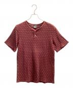 NUMBER (N)INEナンバーナイン）の古着「ヘンリーネックカットソー」｜レッド