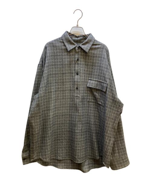 stein（シュタイン）stein (シュタイン) 長袖シャツ グレー サイズ:Mの古着・服飾アイテム