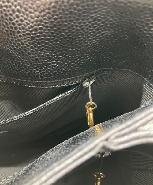CHANEL（シャネル）CHANEL (シャネル) チェーンショルダーバッグ ブラックの古着・服飾アイテム