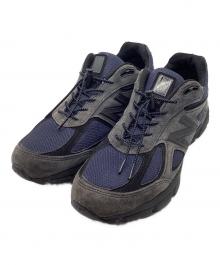 NEW BALANCE×JJJJound（ニューバランス×ジョウンド）の古着「Ｍ990 V4」｜グレー×ネイビー