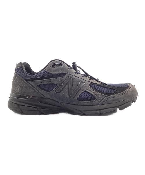 NEW BALANCE（ニューバランス）NEW BALANCE (ニューバランス) JJJJound (ジョウンド) Ｍ990 V4 グレー×ネイビー サイズ:11の古着・服飾アイテム