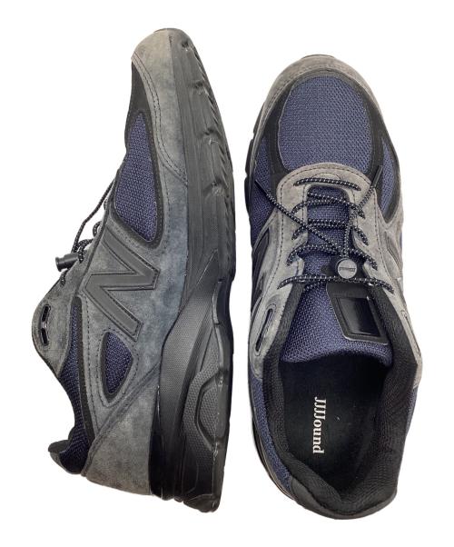 NEW BALANCE（ニューバランス）NEW BALANCE (ニューバランス) JJJJound (ジョウンド) Ｍ990 V4 グレー×ネイビー サイズ:11の古着・服飾アイテム