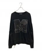 Mastermind WORLDマスターマインド ワールド）の古着「BIG M CREWNECK」｜ブラック