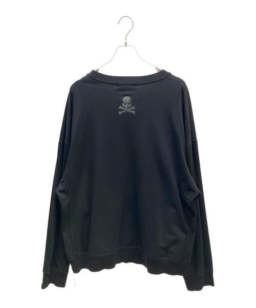 Mastermind WORLD（マスターマインド ワールド）Mastermind WORLD (マスターマインド ワールド) BIG M CREWNECK ブラック サイズ:Lの古着・服飾アイテム