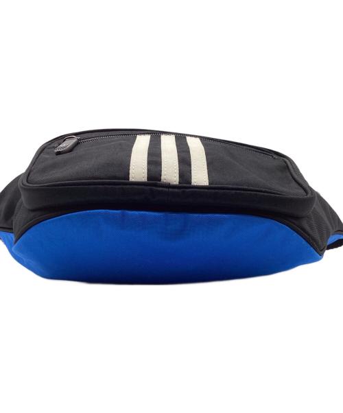 adidas（アディダス）adidas (アディダス) BALENCIAGA (バレンシアガ) ボディバッグ ブラック×ブルーの古着・服飾アイテム