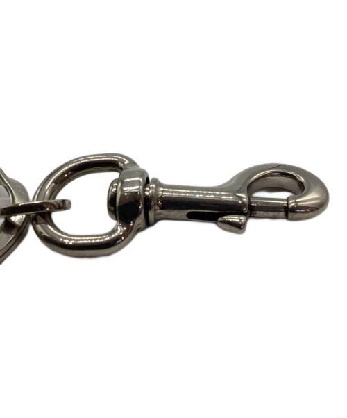 GUCCI（グッチ）GUCCI (グッチ) フック クロージャー付き キーチェーン グレーの古着・服飾アイテム