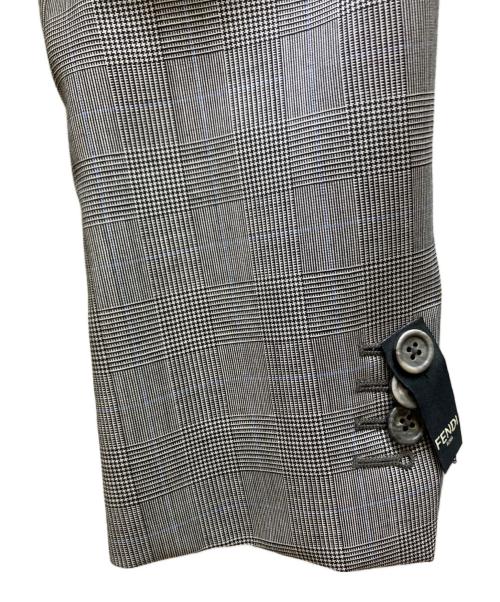 FENDI（フェンディ）FENDI (フェンディ) スーツジャケット グレー サイズ:Lの古着・服飾アイテム