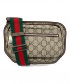 GUCCIグッチ）の古着「ウエストバッグ」｜ベージュ