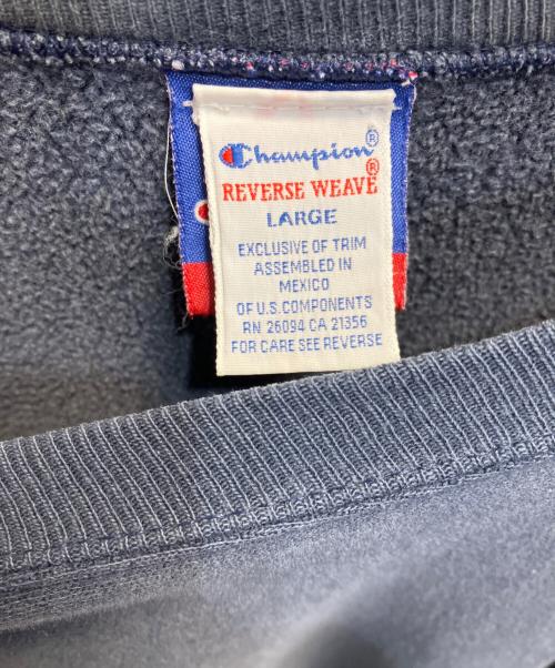 Champion REVERSE WEAVE（チャンピオン リバース ウィーブ）Champion REVERSE WEAVE (チャンピオン リバース ウィーブ) ヴィンテージスウェット ネイビー サイズ:Lの古着・服飾アイテム