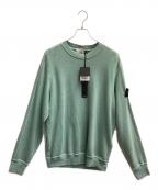 STONE ISLANDストーンアイランド）の古着「GARMENT DYE SWEAT SHIRT」｜グリーン