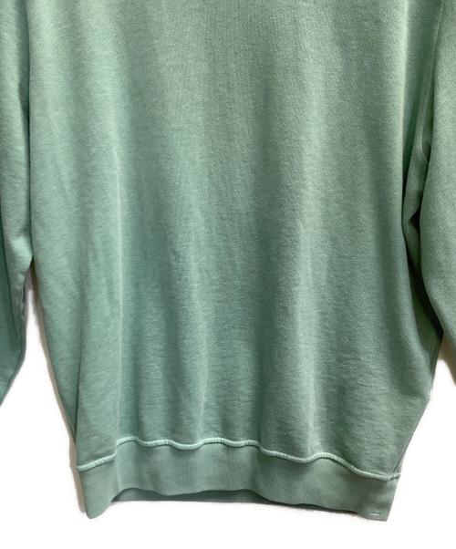 STONE ISLAND（ストーンアイランド）STONE ISLAND (ストーンアイランド) GARMENT DYE SWEAT SHIRT グリーン サイズ:Lの古着・服飾アイテム