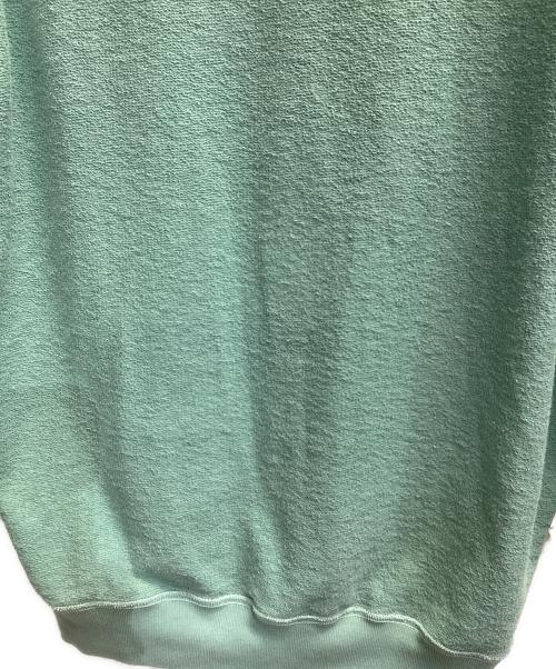 STONE ISLAND（ストーンアイランド）STONE ISLAND (ストーンアイランド) GARMENT DYE SWEAT SHIRT グリーン サイズ:Lの古着・服飾アイテム