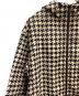BURBERRY (バーバリー) Hooded Houndstooth Jacket ブラック×ベージュ サイズ:L：40000円