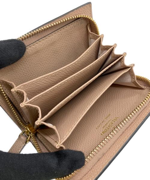 VALENTINO GARAVANI（ヴァレンティノ・ガラヴァーニ）VALENTINO GARAVANI (ヴァレンティノ・ガラヴァーニ) 2つ折り財布 ピンクベージュの古着・服飾アイテム