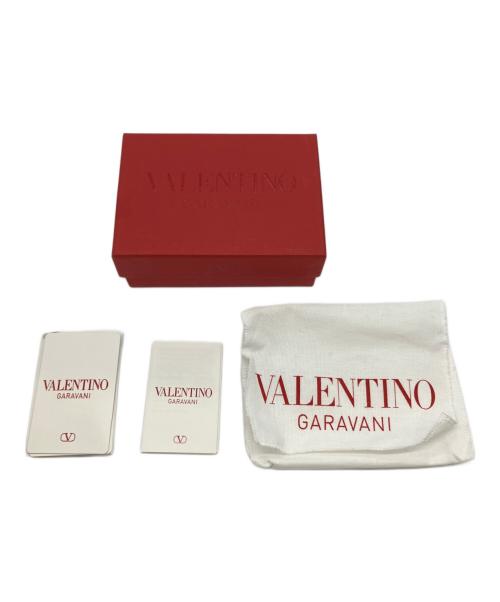 VALENTINO GARAVANI（ヴァレンティノ・ガラヴァーニ）VALENTINO GARAVANI (ヴァレンティノ・ガラヴァーニ) 2つ折り財布 ピンクベージュの古着・服飾アイテム