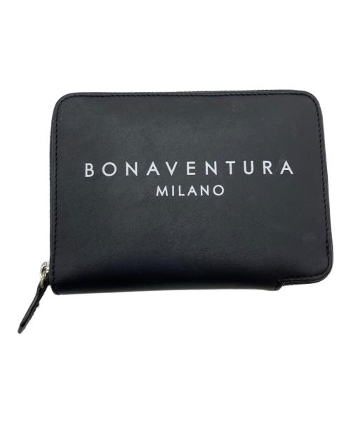 bonaventura（ボナベンチュラ）BONAVENTURA (ボナベンチュラ) 2つ折り財布 ブラックの古着・服飾アイテム