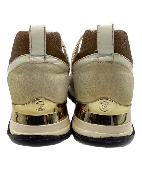 LOUIS VUITTON（ルイ ヴィトン）LOUIS VUITTON (ルイ ヴィトン) ランアウェイ ベージュ×ブラウン サイズ:35 1/2の古着・服飾アイテム