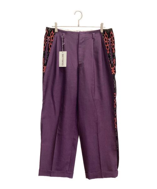 WACKO MARIA（ワコマリア）WACKO MARIA (ワコマリア) WOLF'S HEAD (ウルフズヘッド) パンツ パープル サイズ:Lの古着・服飾アイテム