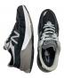 中古・古着 NEW BALANCE (ニューバランス) スニーカー グレー×ブラック サイズ:8：17000円