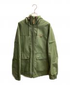 COACHコーチ）の古着「HOODED SHORT PARKA」｜グリーン